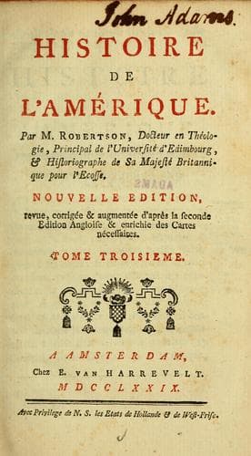 Tapa de L'histoire de l'Amérique