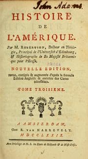 Tapa de L'histoire de l'Amérique