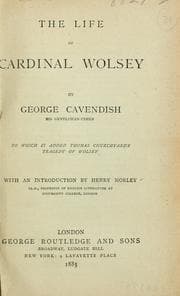 Tapa de The life of Cardinal Wolsey