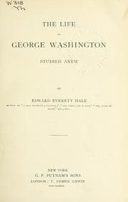 Tapa de Life of George Washington studied anew