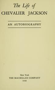 Tapa de The life of Chevalier Jackson