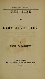 Tapa de The life of Lady Jane Grey