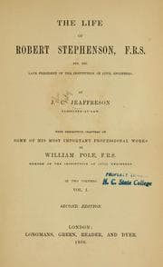 Tapa de The life of Robert Stephenson
