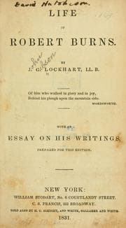Tapa de Life of Robert Burns