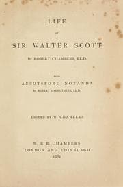 Tapa de Life of Sir Walter Scott