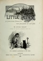 Tapa de Little Peter, a Christmas morality for children of any age