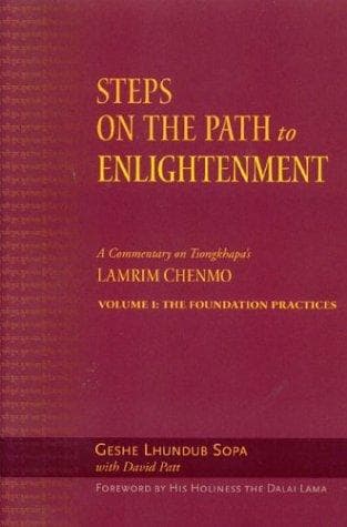 Tapa de Steps on the path to enlightenment