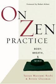 Tapa de On Zen practice
