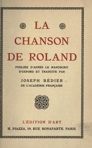 Tapa de La Chanson de Roland; publiée d'après le manuscrit d'Oxford et traduite par Joseph Bédier