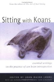 Tapa de Sitting with koans