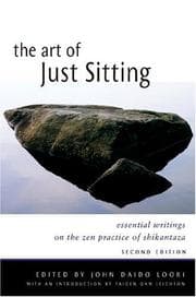 Tapa de The art of just sitting