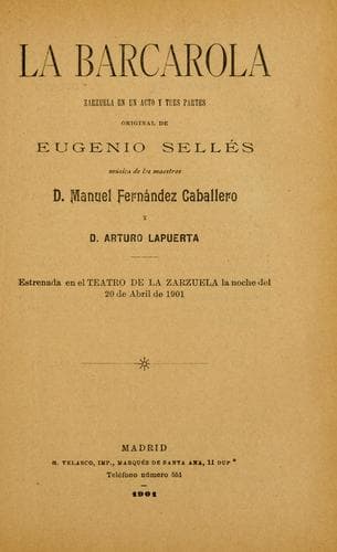 Tapa de barcarola