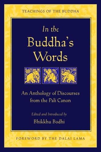 Tapa de In the Buddha's Words