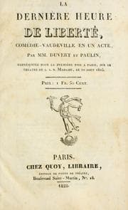 Tapa de La dernière heure de liberté