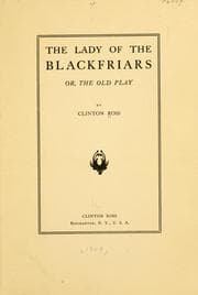 Tapa de The Lady of the Blackfriars