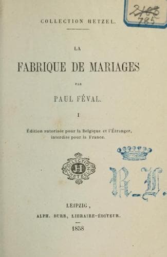 Tapa de fabrique de mariages