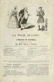 Tapa de La folie Beaujon, ou, L'enfant du mystère