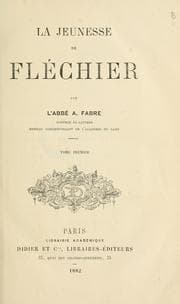 Tapa de La jeunesse de Fléchier