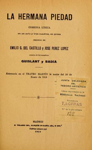 Tapa de hermana Piedad