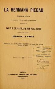 Tapa de La hermana Piedad