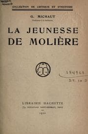 Tapa de La jeunesse de Molière