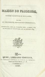 Tapa de La maison du faubourg