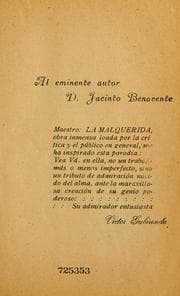 Tapa de La malherida