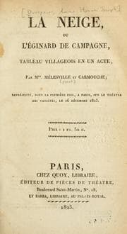 Tapa de La neige