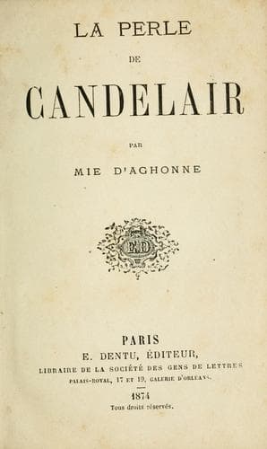 Tapa de La perle de Candelair