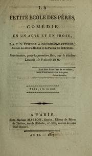 Tapa de La petite école des pères