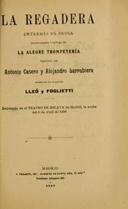 Tapa de La regadera