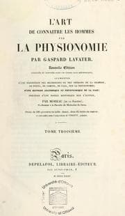 Tapa de L'art de connaître les hommes par la physionomie