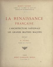 Tapa de La renaissance française