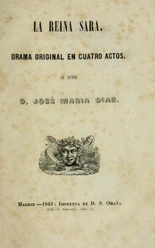 Tapa de La reina Sara