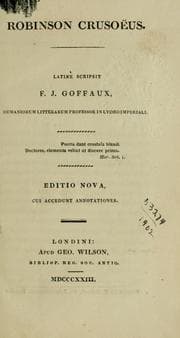 Tapa de Robinson Crusoëus