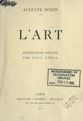 Tapa de L' art