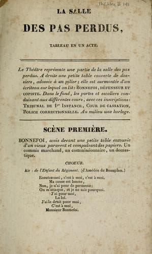 Tapa de La salle des pas perdus