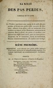 Tapa de La salle des pas perdus