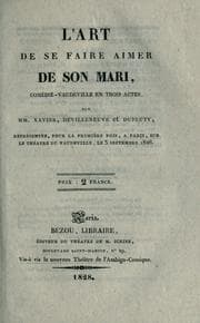 Tapa de L' art de se faire aimer de son mari