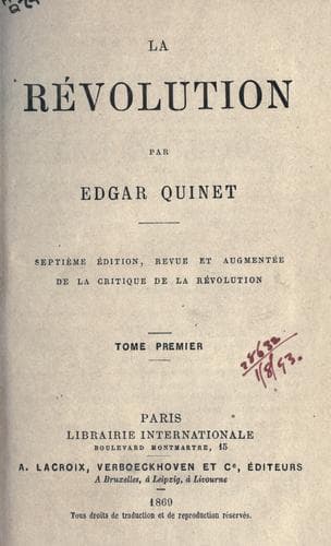 Tapa de La Révolution