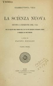 Tapa de La scienza nuova