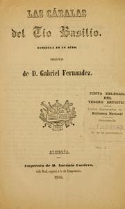 Tapa de Las cábalas del tío Basilio