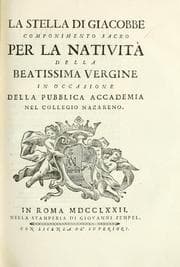Tapa de La stella di Giacobbe
