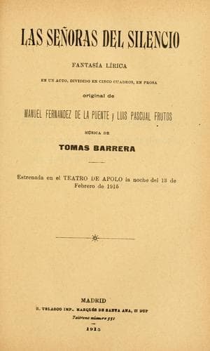 Tapa de señoras del silencio