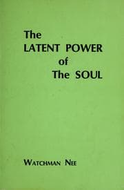 Tapa de The latent power of the soul