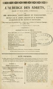 Tapa de L' auberge des Adrets