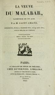 Tapa de La veuve du Malabar