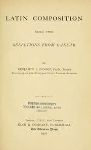 Tapa de Latin composition