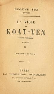 Tapa de La vigie de Koat-Vén