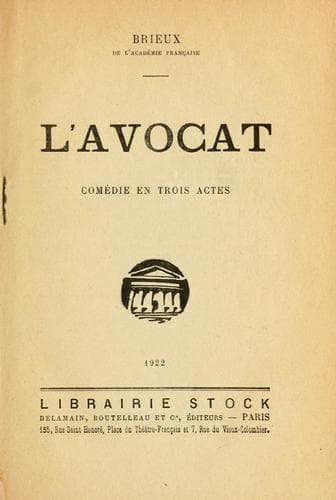 Tapa de L' avocat